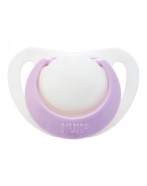 NUK Genius, Str. 2 (6+ mdr.), Anatomisk - Silikone, Sutter med navn