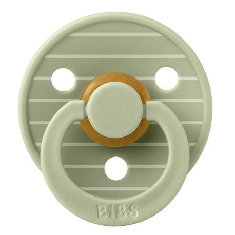 BIBS Studio Line - 2-pak,  Str. 2 (6+ mdr.), Rund - Latex,