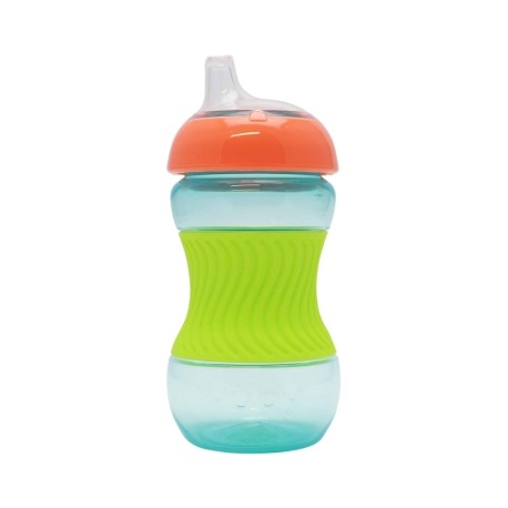 Nüby, Mini Grip kop med silikone bånd, 4+ mdr., Green