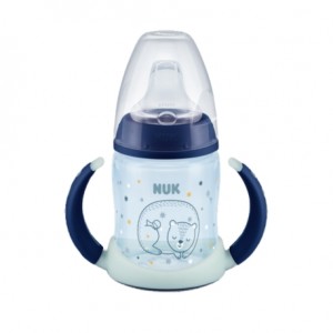 NUK First Choice+ Learner Bottle Night, Sutteflaske, 150 ml, Boy