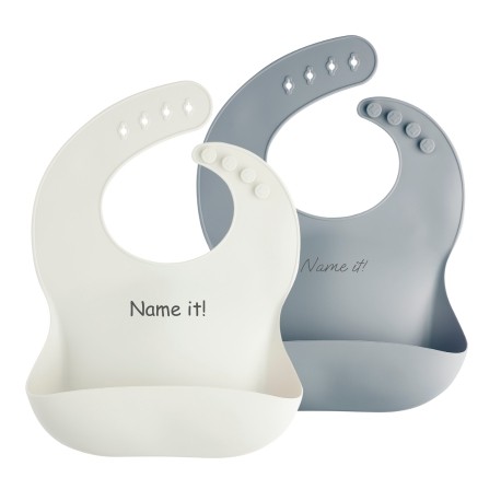 Byhappyme, Hagesmæk med navn, 2-pack, Findes i flere farver