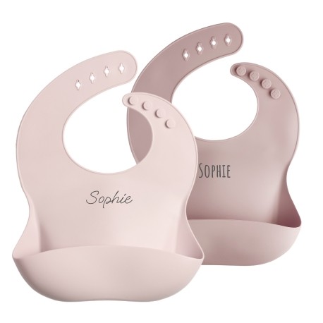 Byhappyme, Hagesmæk med navn, 2-pack, Findes i flere farver
