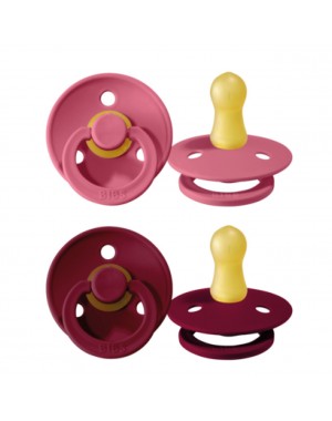 BIBS Colour – 2 kpl, Koko 1 (0–6 kk), Pyöreä – Lateksi