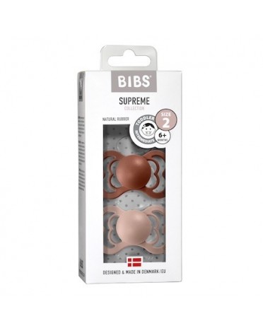 BIBS Supreme – 2 kpl, Koko 2 (yli 6 kk), Symmetrinen – Lateksi