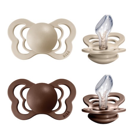 BIBS Couture – 2 kpl, Koko 2 (yli 6 kk), Anatominen – Silikoni