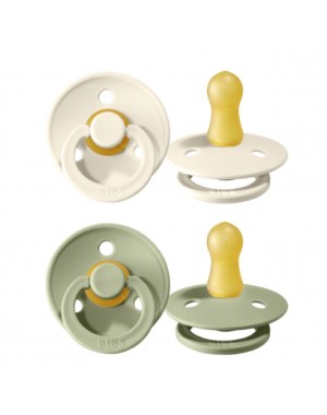 BIBS Colour – 2 kpl, Koko 1 (0–6 kk), Pyöreä – Lateksi
