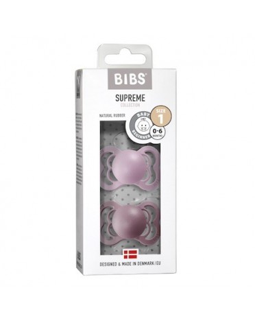 BIBS Supreme – 2 kpl, Koko 1 (0–6 kk), Symmetrinen – Lateksi