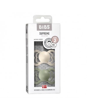 BIBS Supreme – 2 kpl, Koko 2 (yli 6 kk), Symmetrinen – Lateksi