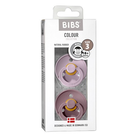 BIBS Colour – 2 kpl, Koko 3 (yli 18 kk), Pyöreä – Lateksi