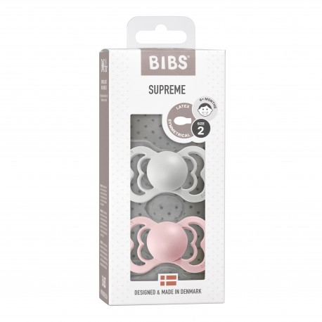 BIBS Supreme – 2 kpl, Koko 2 (yli 6 kk), Symmetrinen – Lateksi