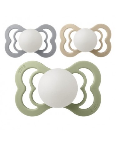 BIBS Supreme Night Glow, Koko 2 (yli 6 kk), Symmetrinen – Silikoni
