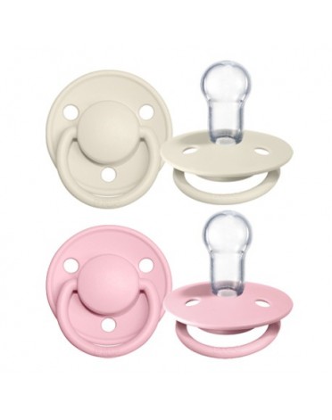 BIBS De Lux Night – 2 kpl, One size (0–36 kk), Pyöreä – Silikoni