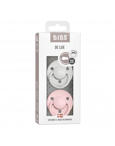 BIBS De Lux Night – 2 kpl, One size (0–36 kk), Pyöreä – Silikoni