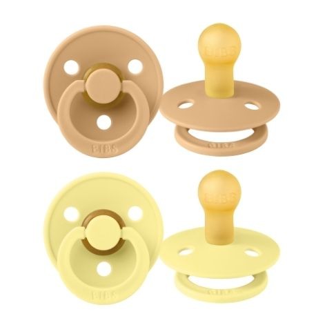 BIBS Colour – 2 kpl, Koko 1 (0–6 kk), Pyöreä – Lateksi