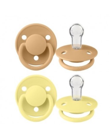 BIBS De Lux – 2 kpl, One size (0–36 kk), Pyöreä – Silikoni