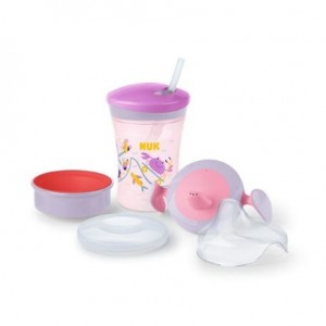 NUK Learn-to-drink–muki Vaaleanvioletti, yli 6 kk