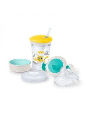 NUK Learn-to-drink–muki, Keltainen, yli 6 kk