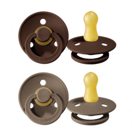 BIBS Colour – 2 kpl, Koko 1 (0–6 kk), Pyöreä – Lateksi