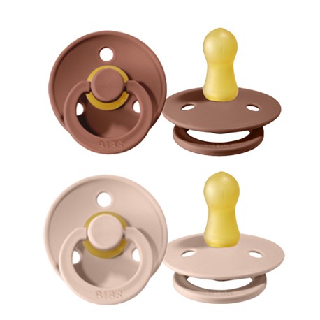 BIBS Colour – 2 kpl, Koko 1 (0–6 kk), Pyöreä – Lateksi