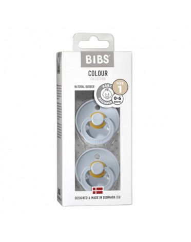 BIBS Colour – 2 kpl, Koko 1 (0–6 kk), Pyöreä – Lateksi