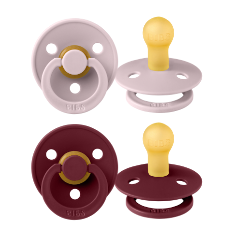 BIBS Colour – 2 kpl, Koko 1 (0–6 kk), Pyöreä – Lateksi