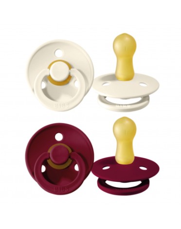 BIBS Colour – 2 kpl, Koko 1 (0–6 kk), Pyöreä – Lateksi