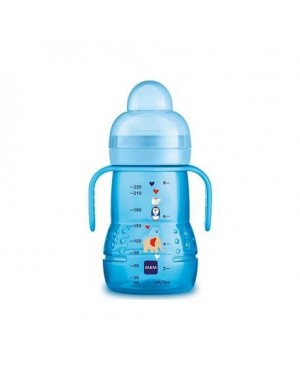 MAM, Trainer-ensimuki, 220 ml, Blue