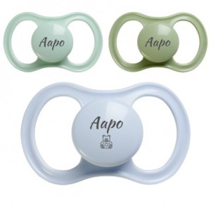 Esska Happy, Koko 2 (yli 6 kk), Symmetrinen – Silikoni, Nimitutit
