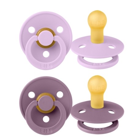 BIBS Colour – 2 kpl, Koko 1 (0–6 kk), Pyöreä – Lateksi