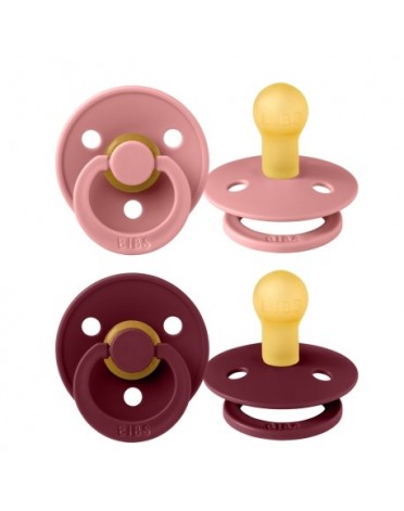 BIBS Colour – 2 kpl, Koko 1 (0–6 kk), Pyöreä – Lateksi