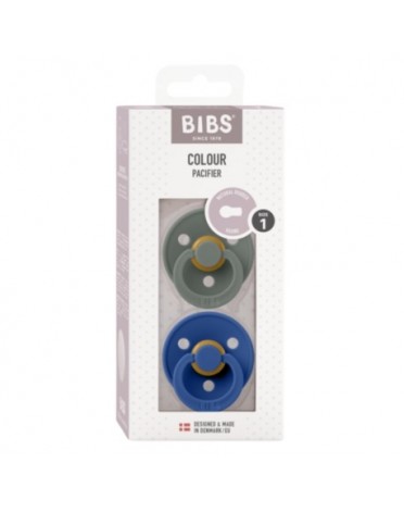 BIBS Colour – 2 kpl, Koko 1 (0–6 kk), Pyöreä – Lateksi