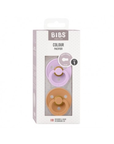 BIBS Colour – 2 kpl, Koko 1 (0–6 kk), Pyöreä – Lateksi
