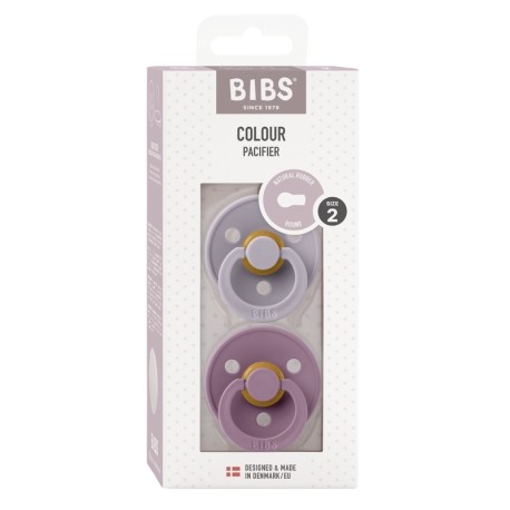 BIBS Colour – 2 kpl, Koko 2 (6+ kk), Pyöreä – Lateksi