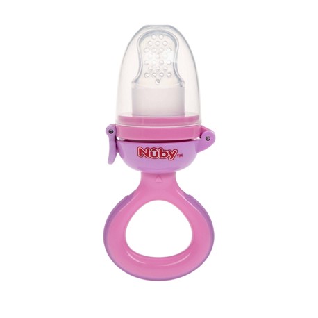 Nüby, Silikoninen maistelututti, 6 kk, Pink