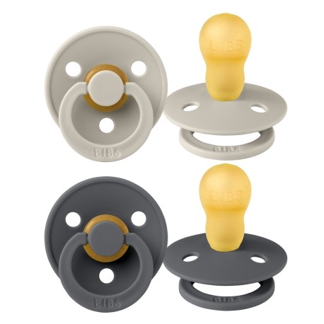 BIBS Colour – 2 kpl, Koko 3 (yli 18 kk), Pyöreä – Lateksi