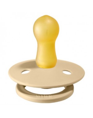 BIBS Colour, Taille 2 (6+ mois), Ronde - Latex, Tetine personnalisée