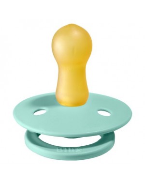 BIBS Colour, Taille 2 (6+ mois), Ronde - Latex, Tetine personnalisée