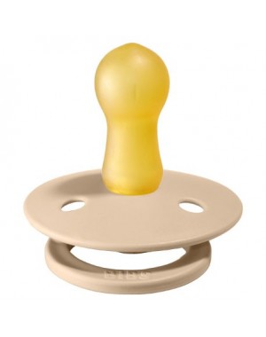 BIBS Colour, Taille 2 (6+ mois), Ronde - Latex, Tetine personnalisée
