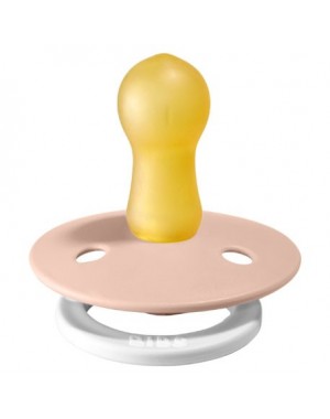 BIBS Colour, Taille 2 (6+ mois), Ronde - Latex, Tetine personnalisée