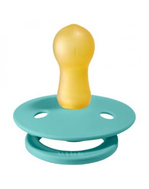 BIBS Colour, Taille 2 (6+ mois), Ronde - Latex, Tetine personnalisée