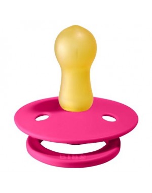 BIBS Colour, Taille 2 (6+ mois), Ronde - Latex, Tetine personnalisée