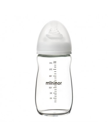 Mininor, Biberon en verre,  240 ml