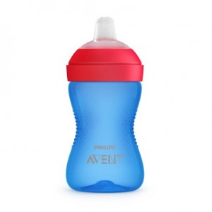 Philips Avent, Tasse à bec avec bec anti-morsure,  Bleu / rouge,  ge 9m +