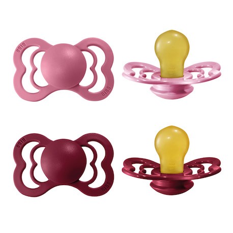 BIBS Supreme - Lot de 2,  Taille 2 (6+ mois), Anatomique - Latex,