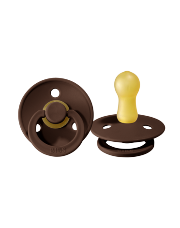 BIBS Colour - Lot de 2, Taille 2 (6+ mois), Arrondi - Latex