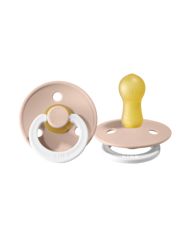 BIBS Colour - Lot de 2, Taille 2 (6+ mois), Arrondi - Latex