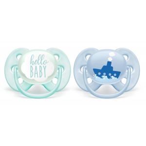 PHILIPS AVENT Ultra Soft, Tétine 0-6 mois, Anatomique - Silicone