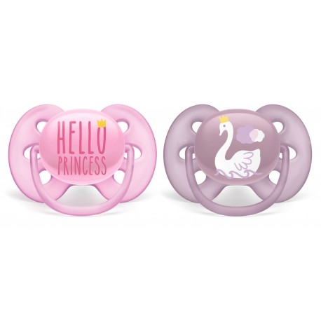 PHILIPS AVENT Ultra Soft, Tétine 6-18 mois, Anatomique - Silicone PHILIPS AVENT Ultra Soft, Tétine 6-18 mois, Anatomique - Silicone
