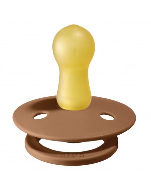 BIBS Colour, Taille 2 (6+ mois), Ronde - Latex, Tetine personnalisée