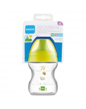 MAM,  Learn To Drink Cup, 190 ml., Green